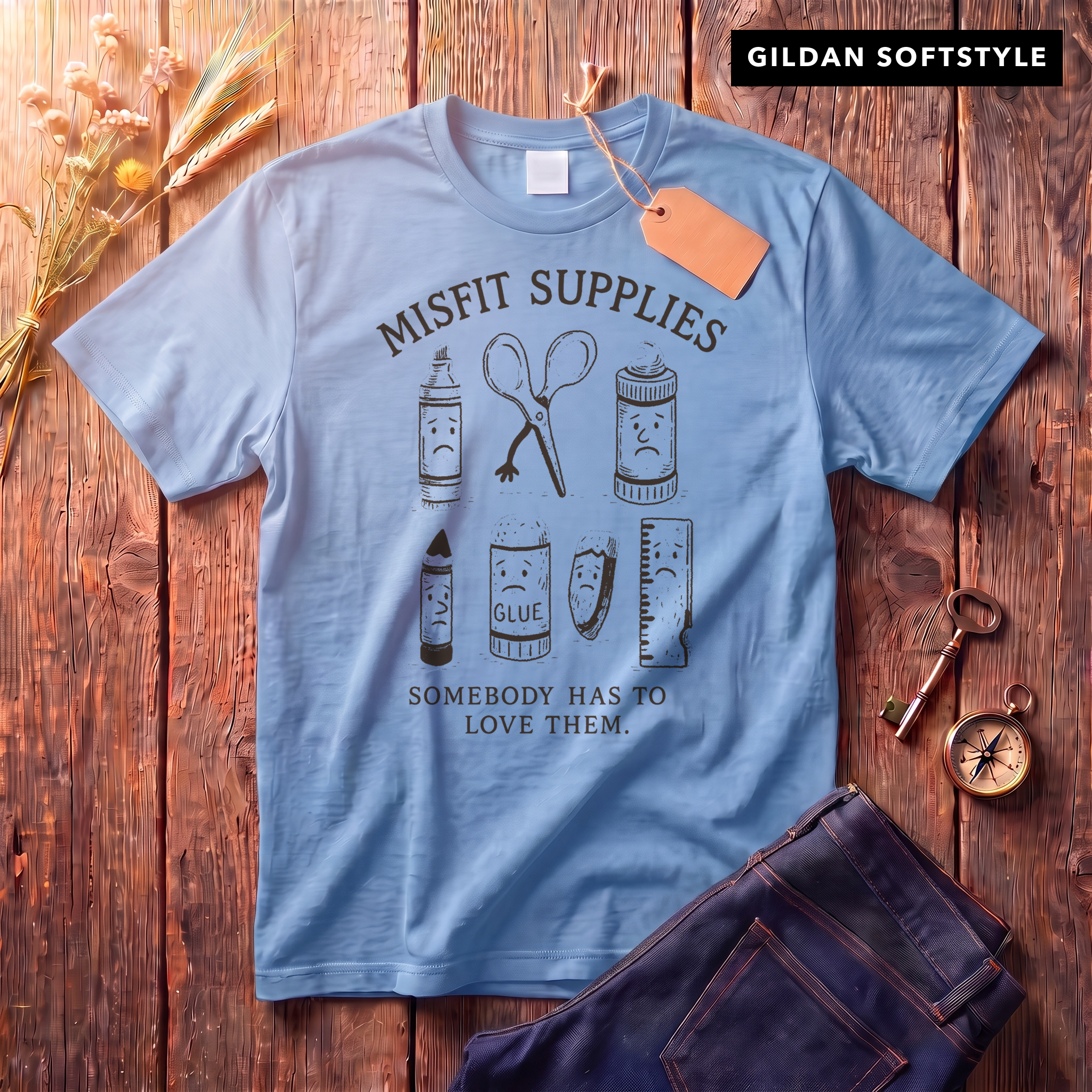 Light Blue softstyle